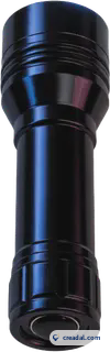 Lampe torche aluminium noire