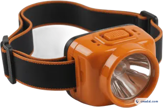 Lampe frontale orange