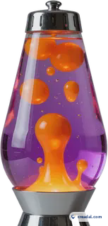 Lampe à lave rétro