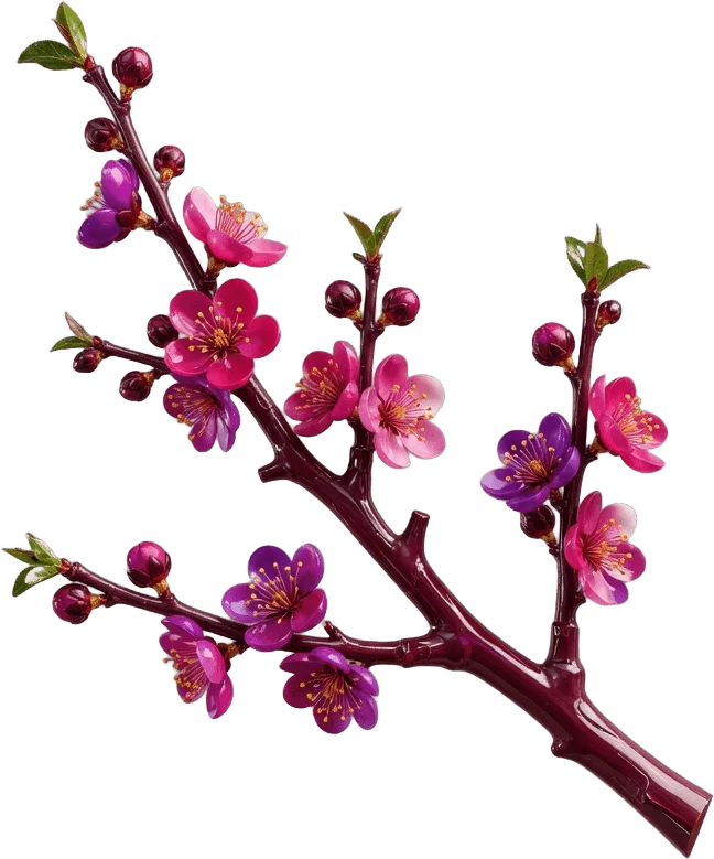 Branche de prunier