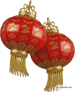 Two Red Lanterns