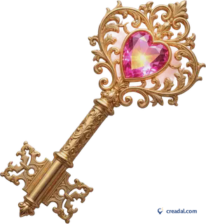 Ornate Golden Key
