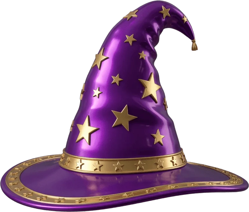 Purple Wizard Hat