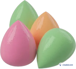 Éponges maquillage pastel