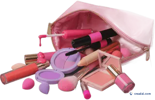 Trousse maquillage rose