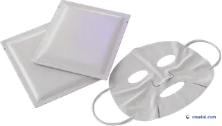 Masques visage en feuille
