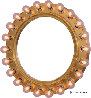Miroir de maquillage lumineux