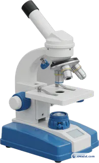 Microscope de laboratoire blanc
