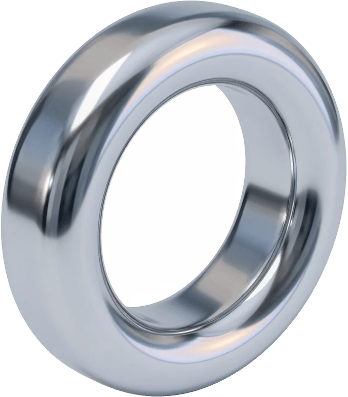 Chrome Torus Ring