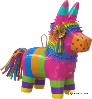 Colourful Donkey Piñata