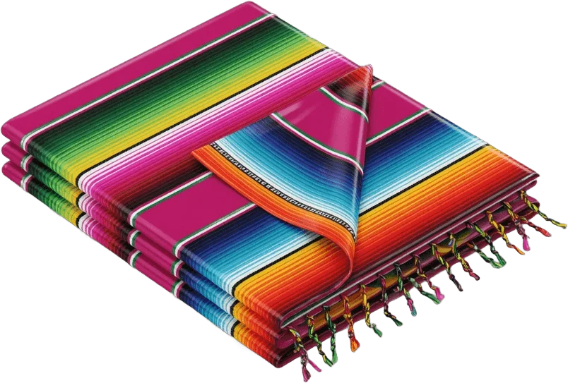 Folded Striped Serape