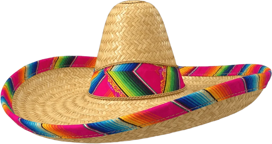 Large Straw Sombrero
