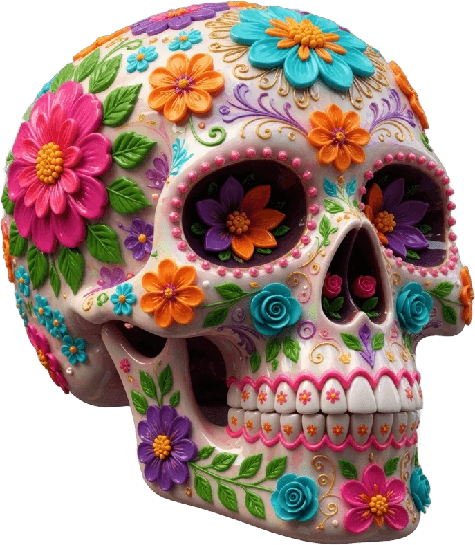 Decorated Sugar Skull