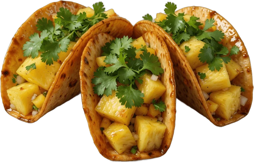 Trois Tacos al Pastor