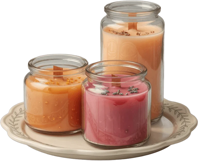 Three Scented Candles