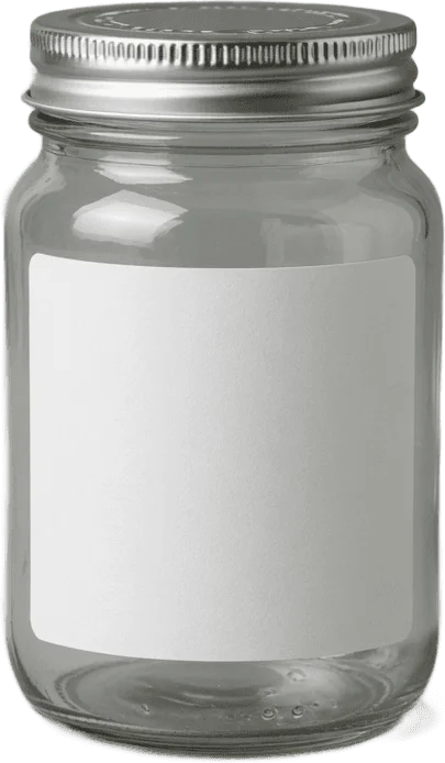 Clear Glass Jar