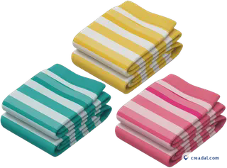 Chaussettes pliées rayées