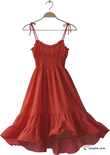 Robe d'été rouge