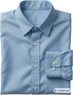 Chemise Bleue Pliée