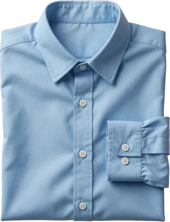 Camisa Doblada Azul