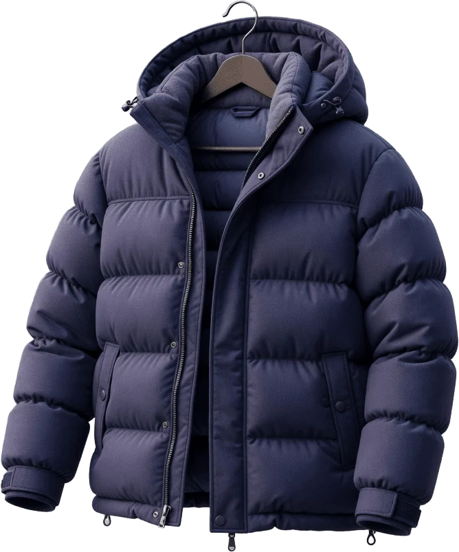 Chaqueta de invierno acolchada