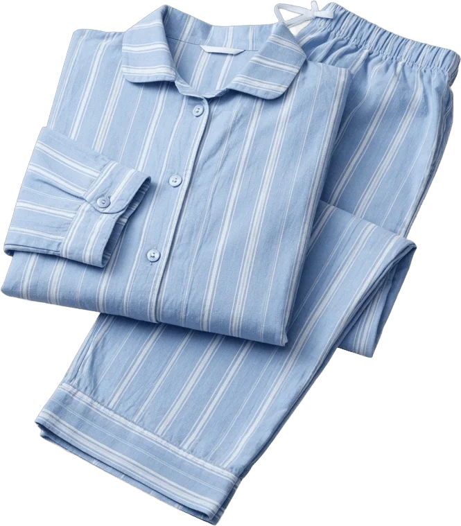 Pyjama rayé pastel