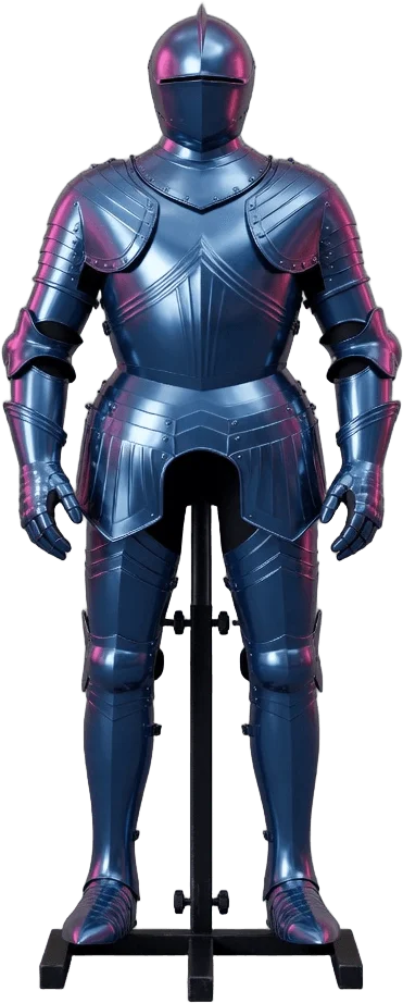 Empty armour on stand