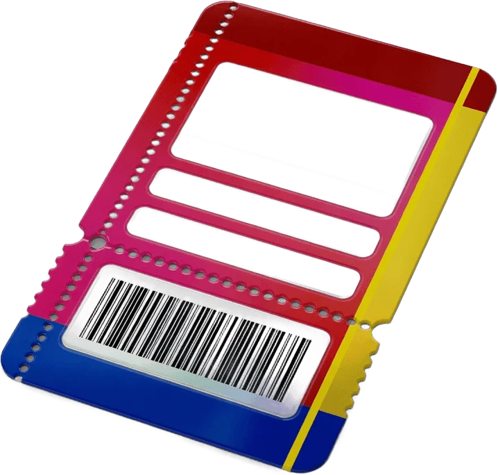 Blank Admission Ticket