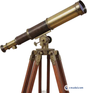 تلسكوب نحاسي عتيق