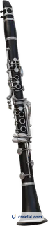 Black Clarinet Illustration