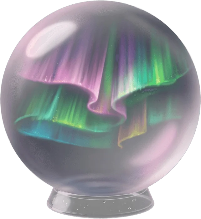 Northern Lights Globe