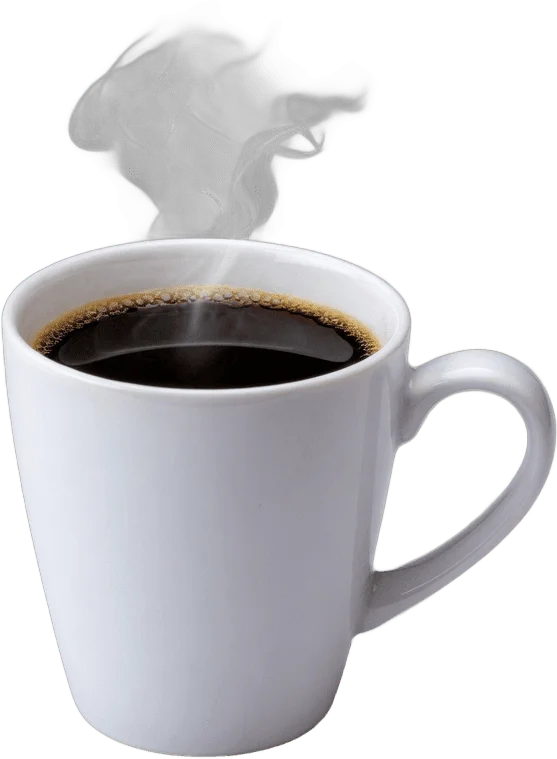 White coffee mug