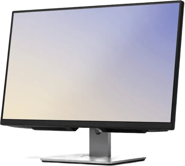 Flat desktop monitor