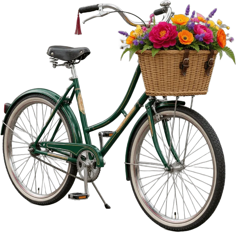 Bicicleta vintage parisiense