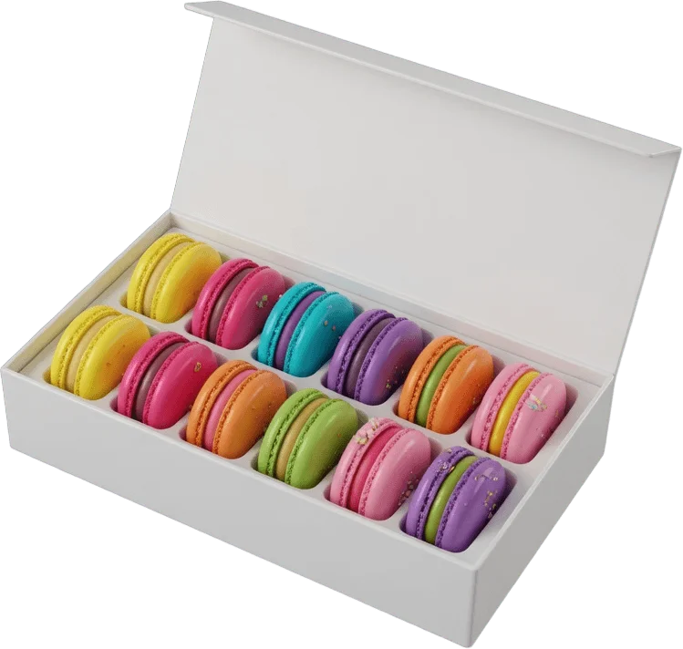 Caixa de macarons
