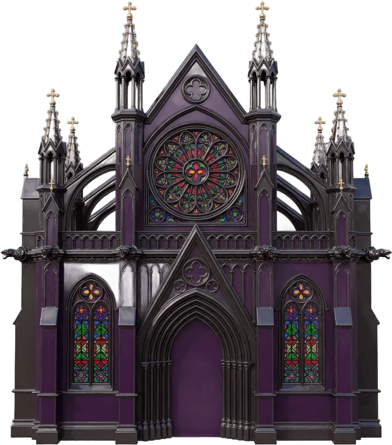 Fachada catedral gótica