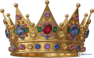 Goldene Geburtstagskrone