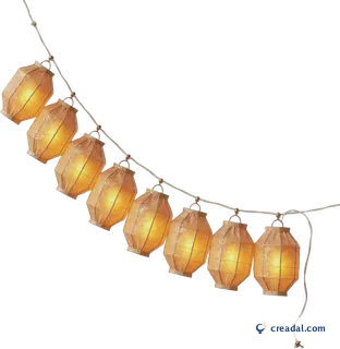 Warme Laternenlichter