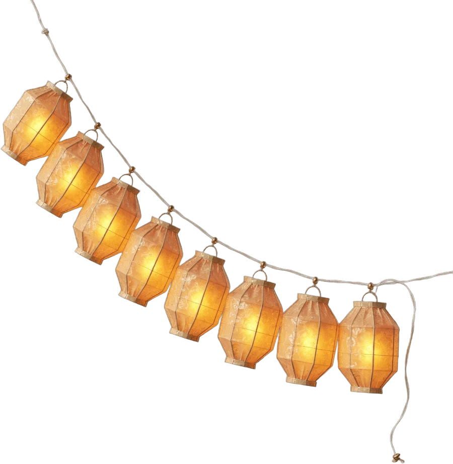 Warm lantern lights