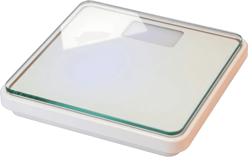 White Bathroom Scale