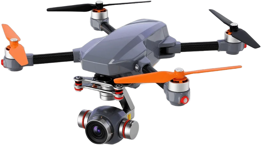 Grey Camera Drone