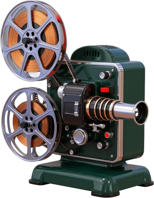 Nostalgischer Filmprojektor