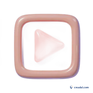 Coral Play Button