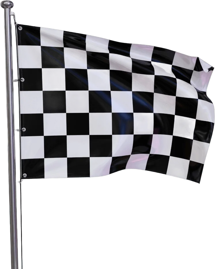 Drapeau à damier