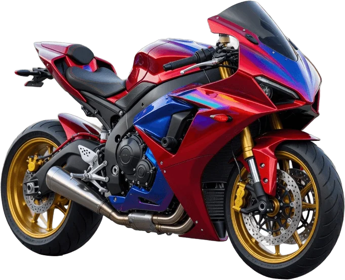 Moto sportive de course