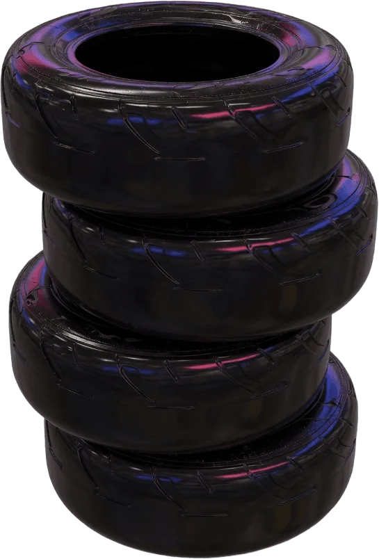 Racing tire stack