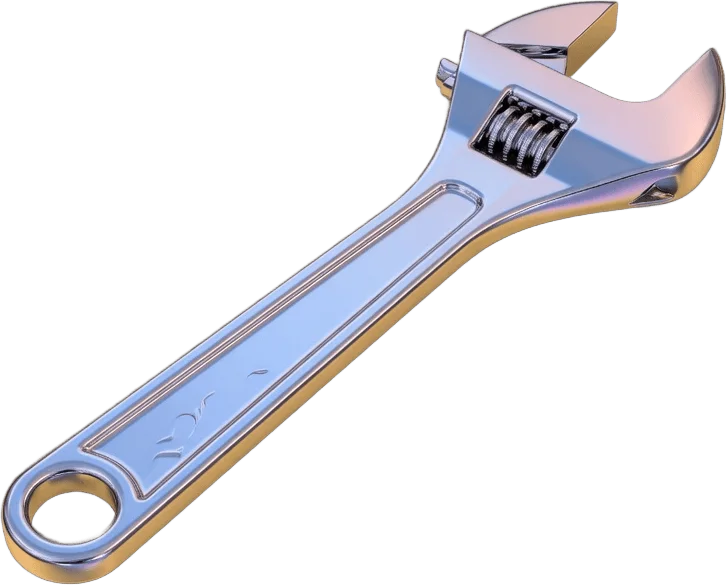 Chrome Adjustable Wrench