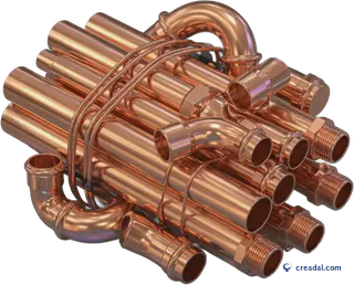 Copper Pipe Bundle