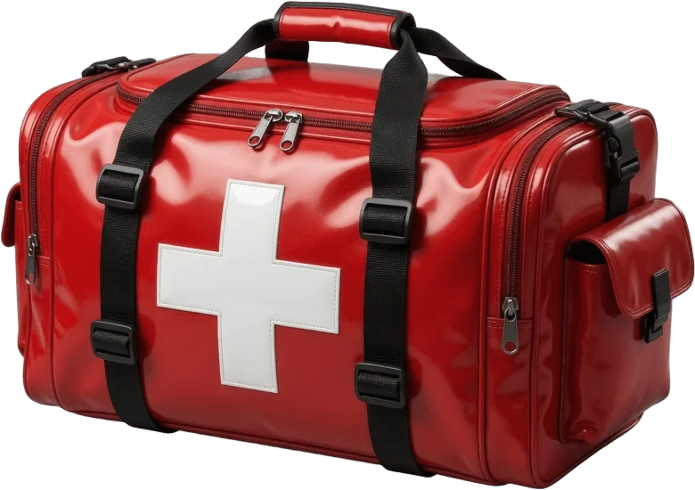 Red Trauma Bag