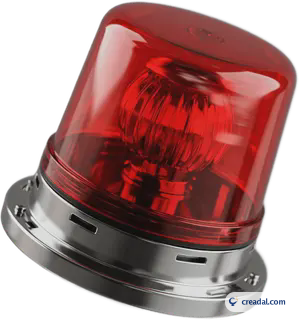 Rotating Red Siren
